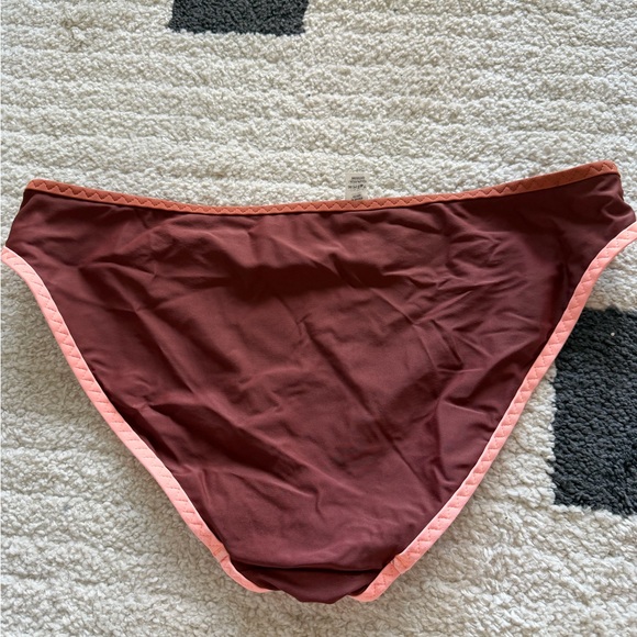 Aerie Brown and Pink Bikini Bottom - Picture 4 of 4